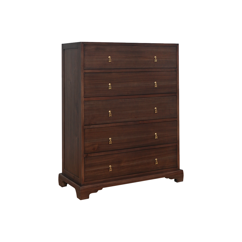 NANKIN - Chest of drawers L105 x H130 - Mokka