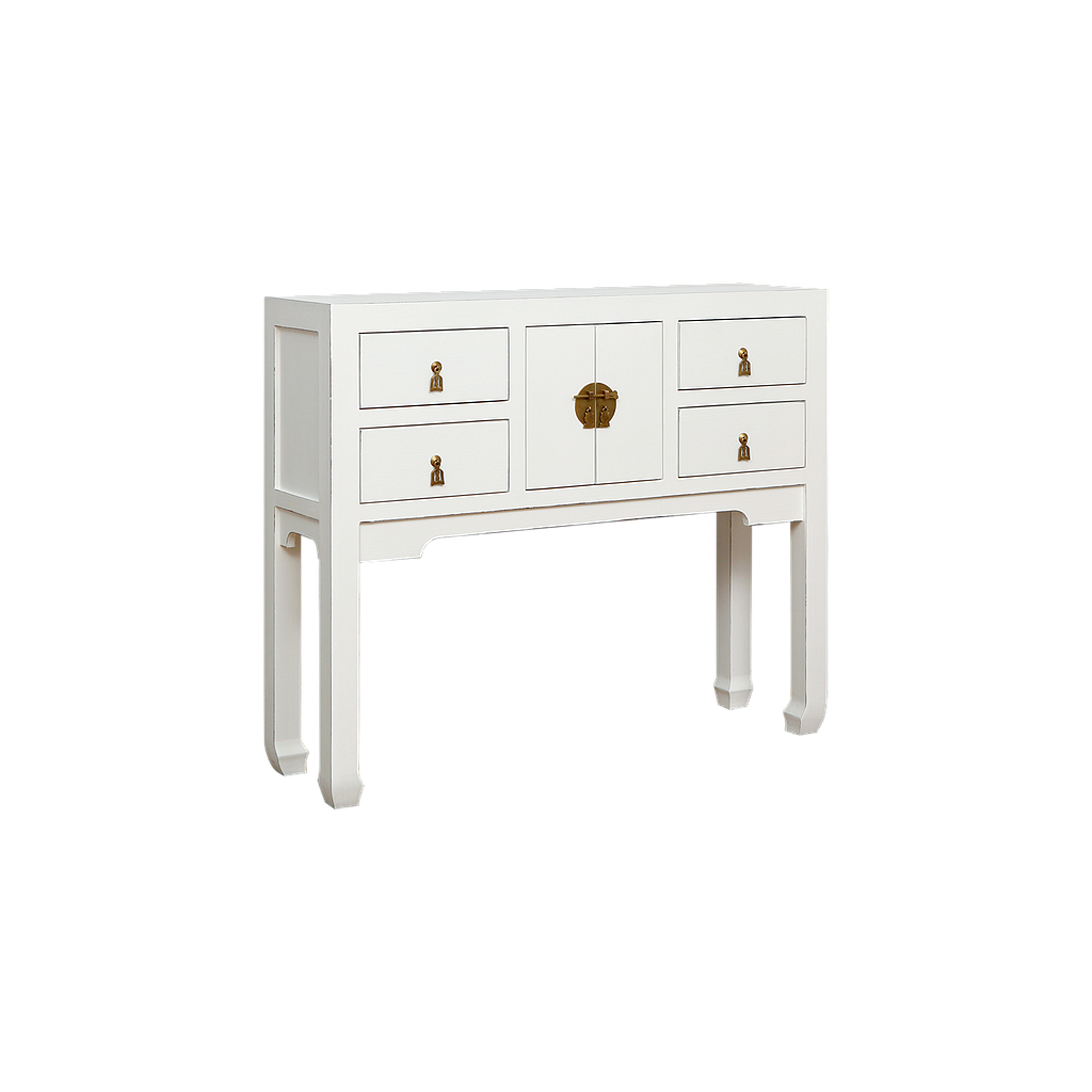 XIAN - Console table L100 - Brocante white