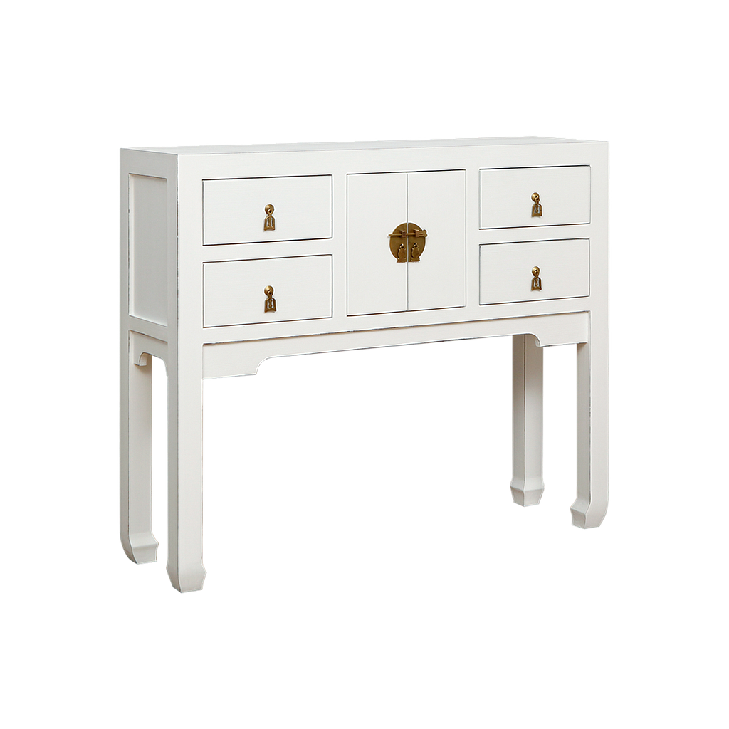 XIAN - Console table L100 - Brocante white