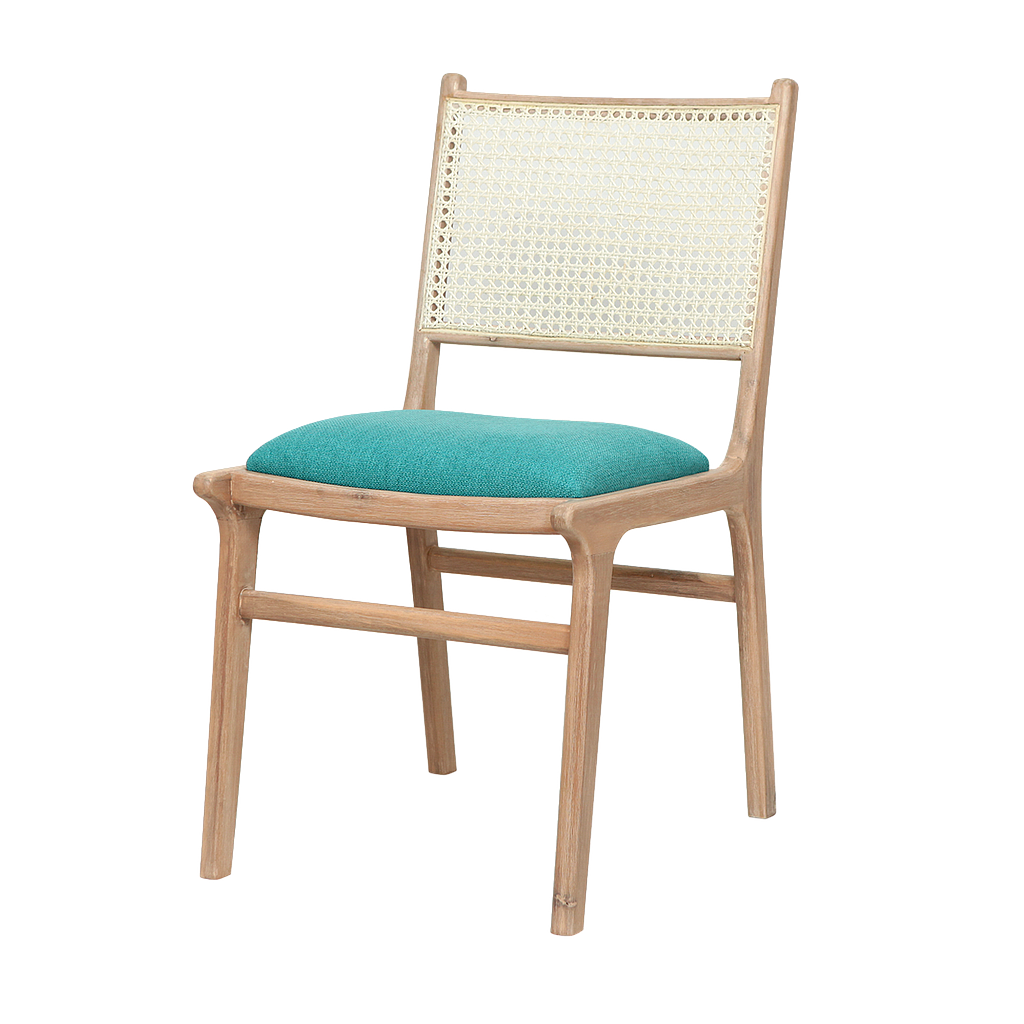 INOA - Chair - Toffee and pine green cover