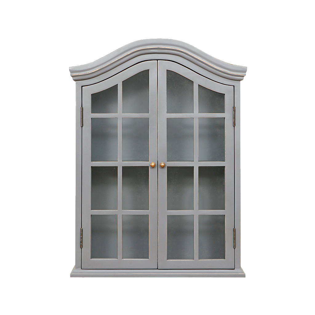 CLAVERTON - Wall cabinet L60 x H80 - Brocante pearl grey