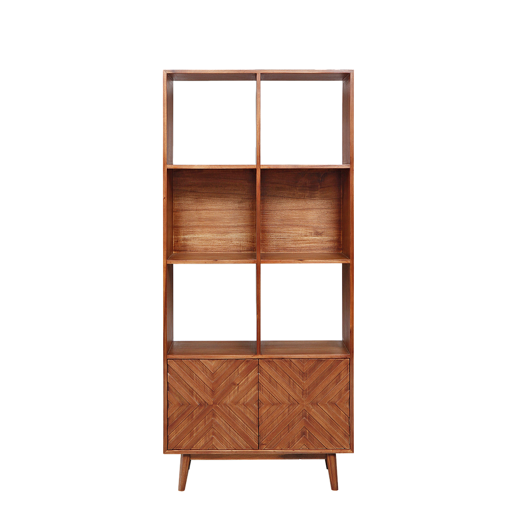 PORTO - Bookcase L77 x H170 - Washed antic