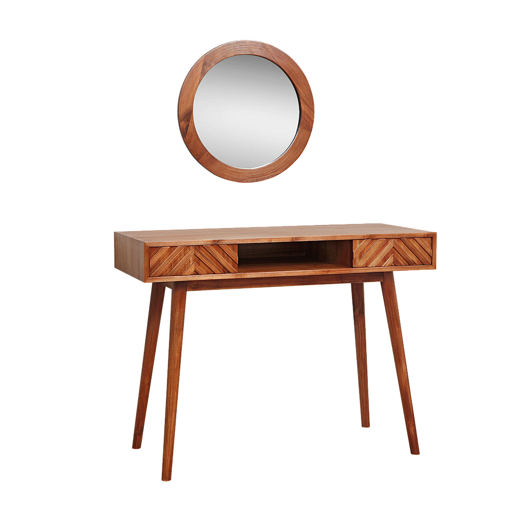 PORTO - Dressing table L100 x W45 - Washed antic