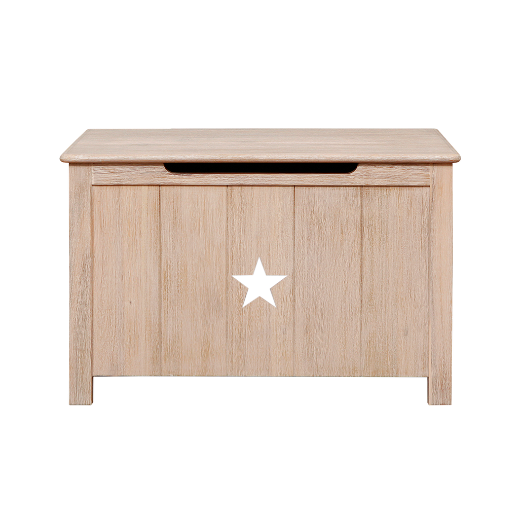 STAR - Chest L70 x W42 - Whitened acacia