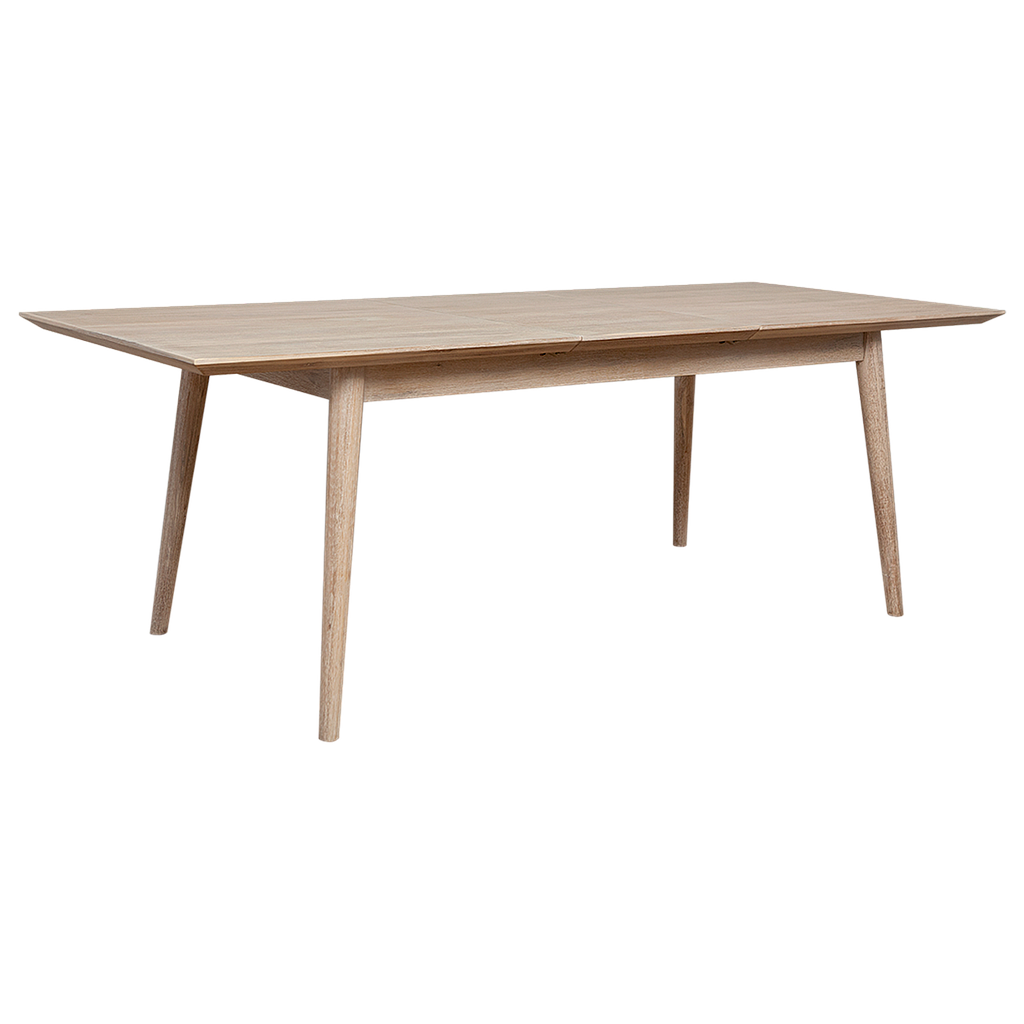 PORTO - Expandable dining table L170 / L220 - Whitened acacia