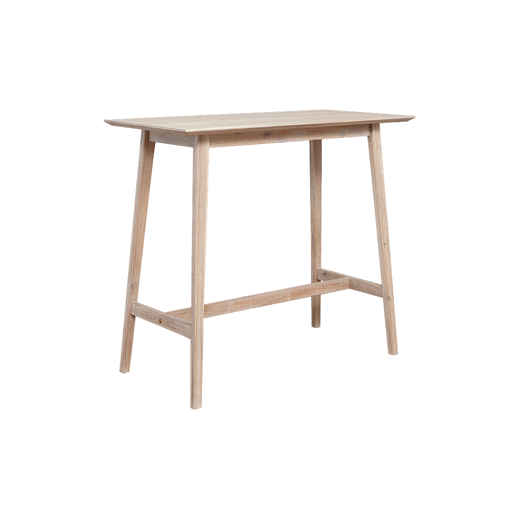 PORTO - Bar table L120 x H105 - Whitened acaica