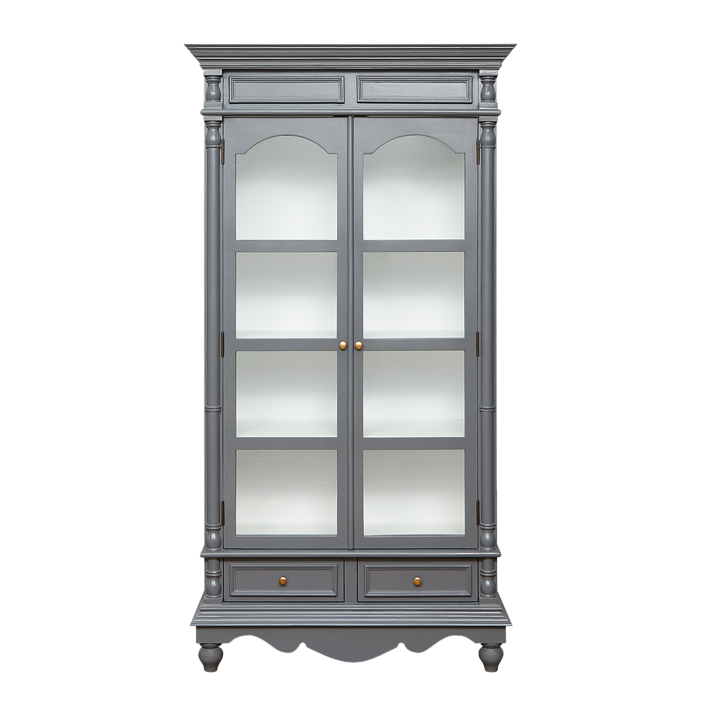 CANDICE - Display cabinet L105 x H200 - Pearl grey