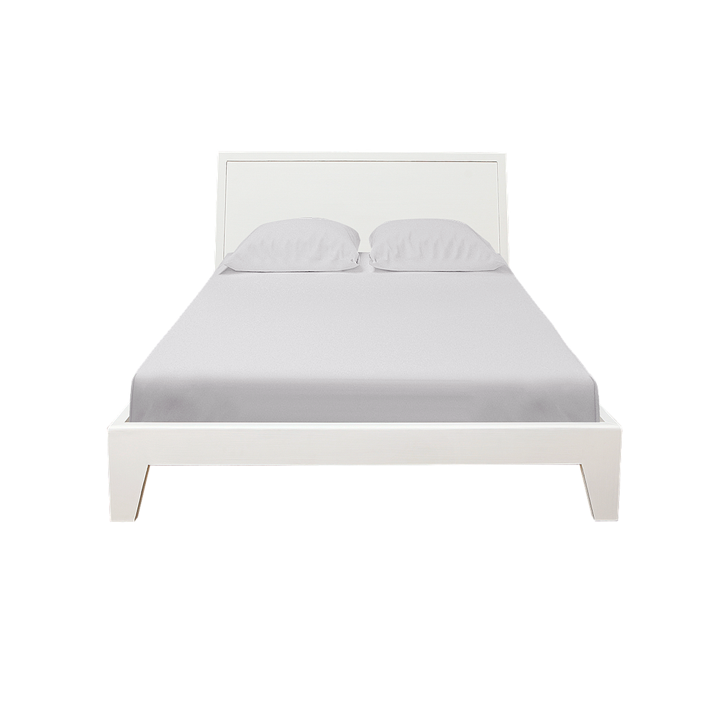 KELSEY - Twin size bed 120x200 - Brocante white