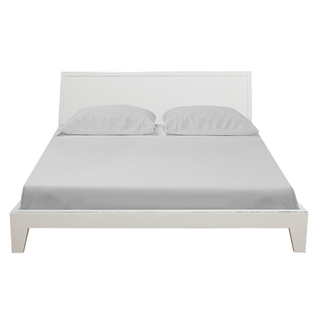 KELSEY - King size bed 180x200 - Brocante white