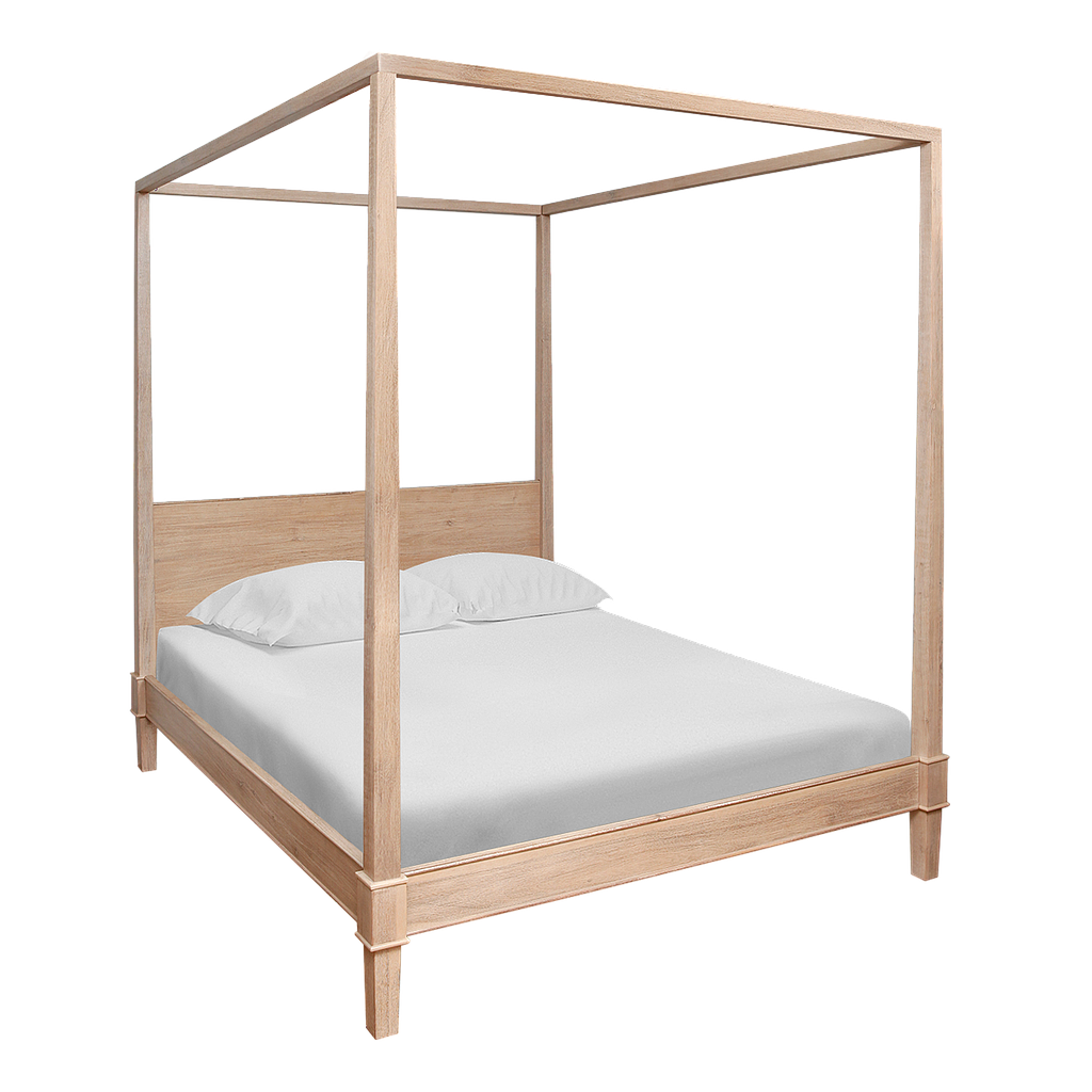 MENCE - Queen size bed (Mattress 160x200) - Toffee