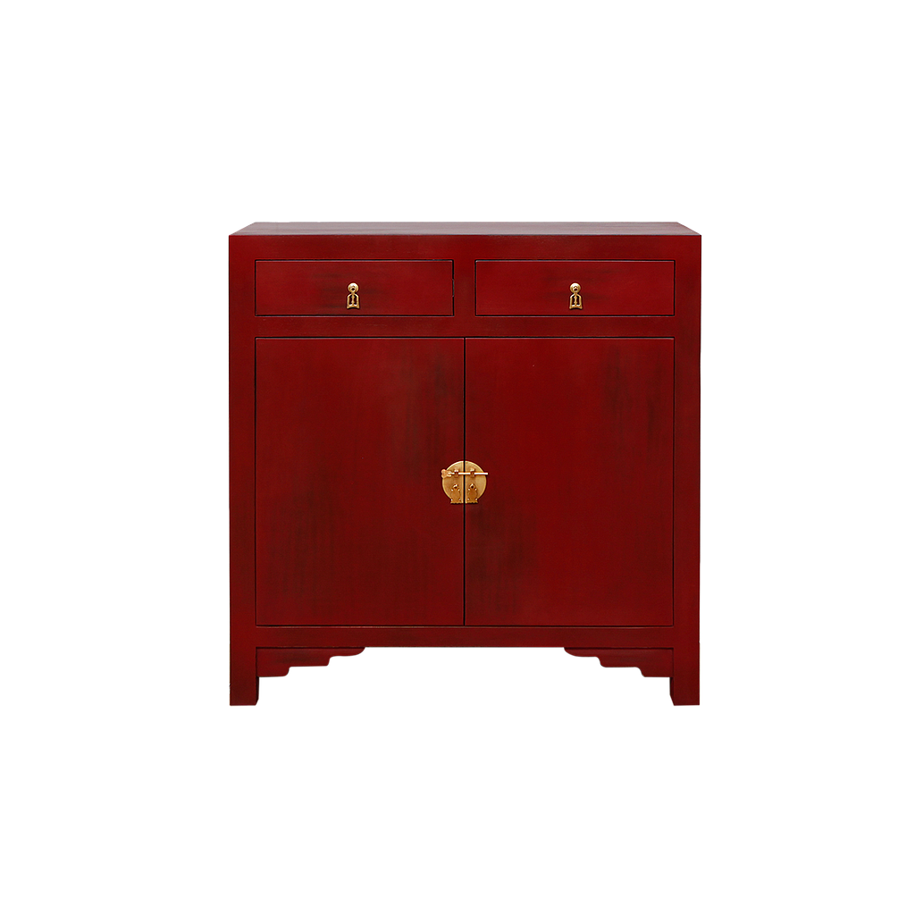 XIAN - Sideboard L90 x H92 - Patina chinese red