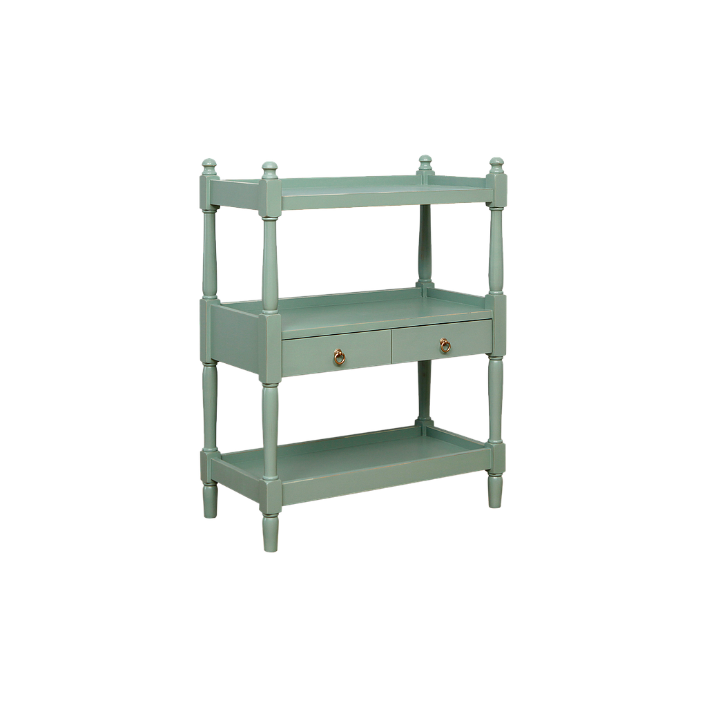 BRIANA - Kitchen storage shelf L80 - Brocante mint