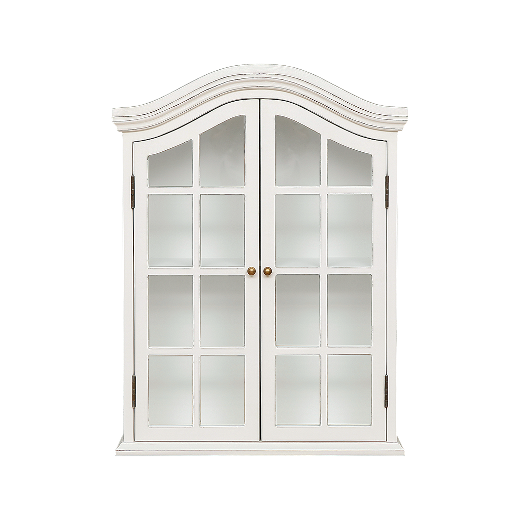 CLAVERTON - Wall cabinet L60 x H80 - Brocante white