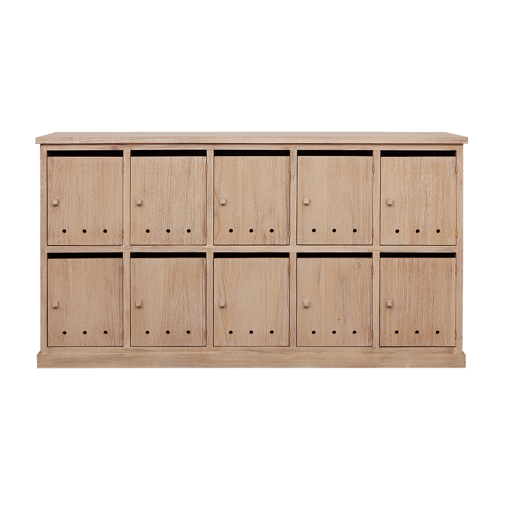 NAMUR - Shoe cabinet L158 x H85 - Toffee