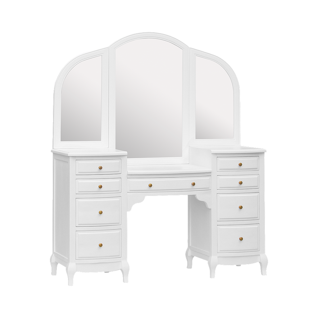 JULIA - Dressing table L140 x W50 - Brushed white