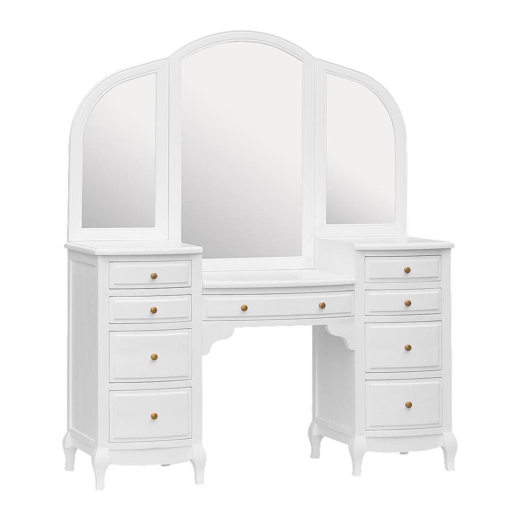 JULIA - Dressing table L140 x W50 - Brushed white