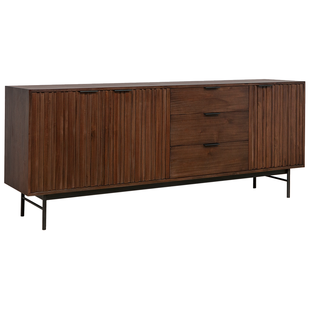 MATTEO - Sideboard L180 - Mokka and Matt black