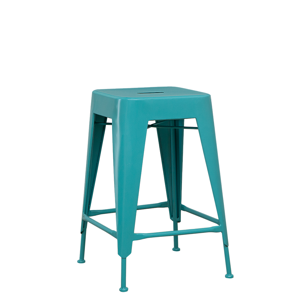 MEKA - Bar stool H60 - Water blue