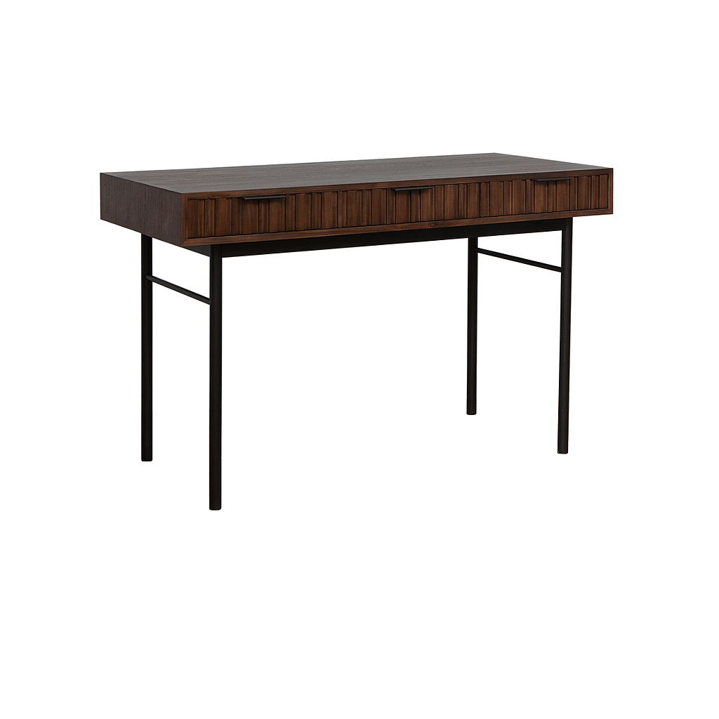MATTEO - Desk L116 x W55 - Mokka and Matt black