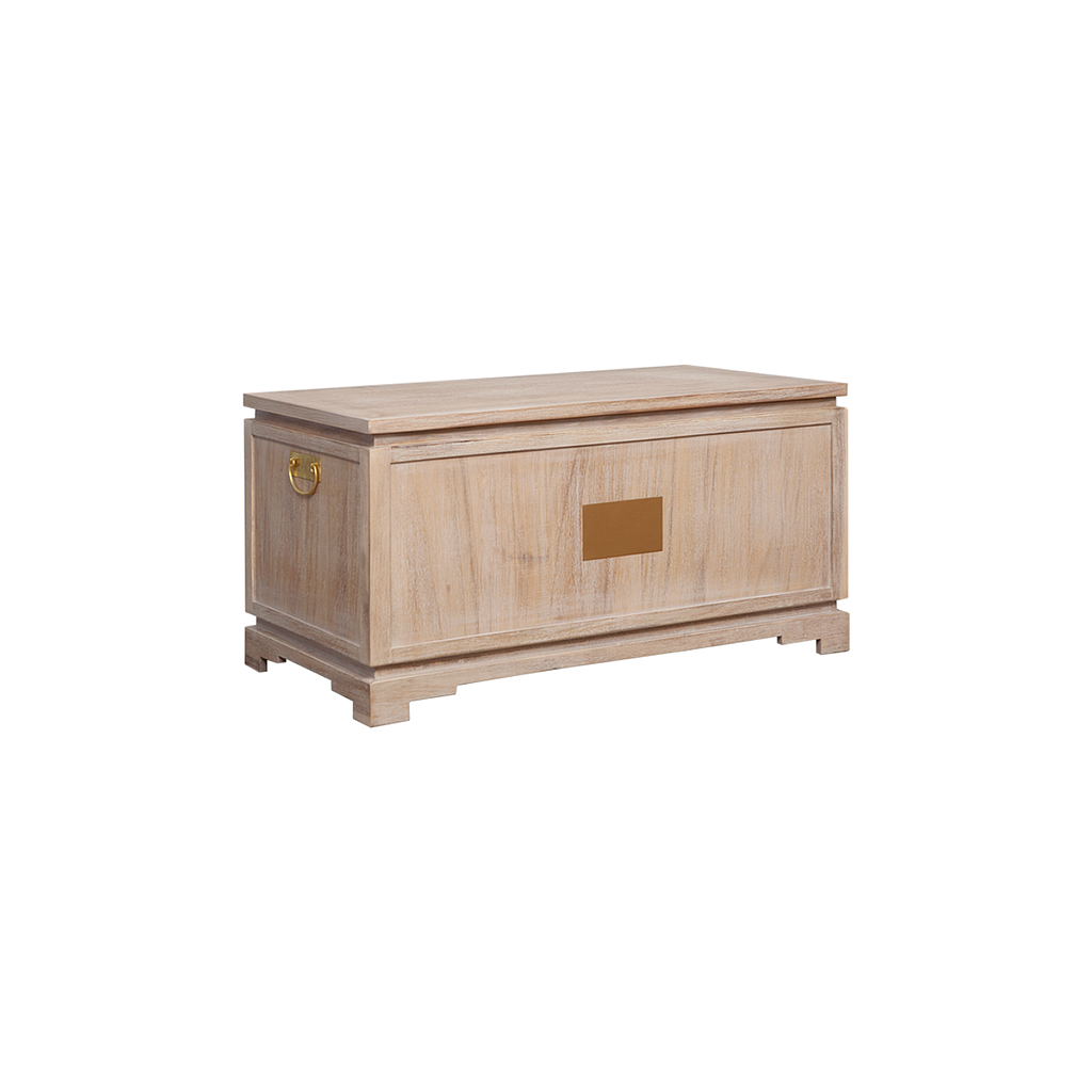 NANKIN - Chest L90 x W50 - Whitened acacia