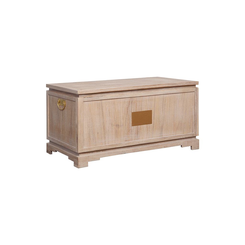 NANKIN - Chest L90 x W50 - Whitened acacia