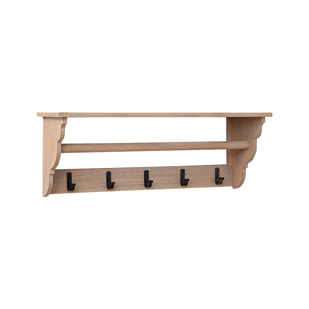 EMELINE - Coat rack L80 - Toffee