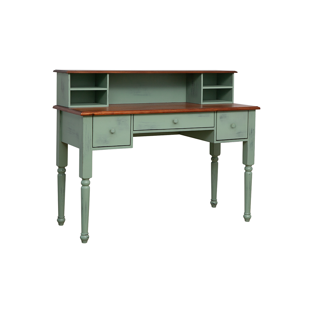 CYGNE - Desk L120 x W50 - Patina mint and Washed antic