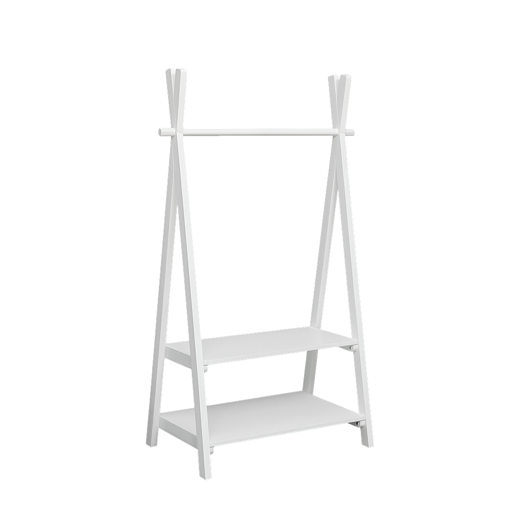 TIPI - Toddler Clothes rack L80 x H135 - White