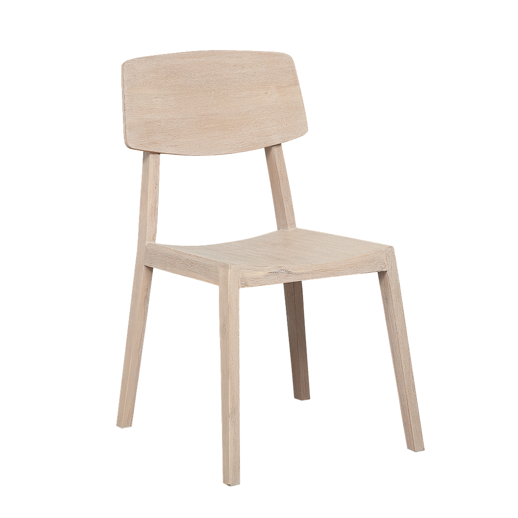 MATT - Chair - Whitened acacia