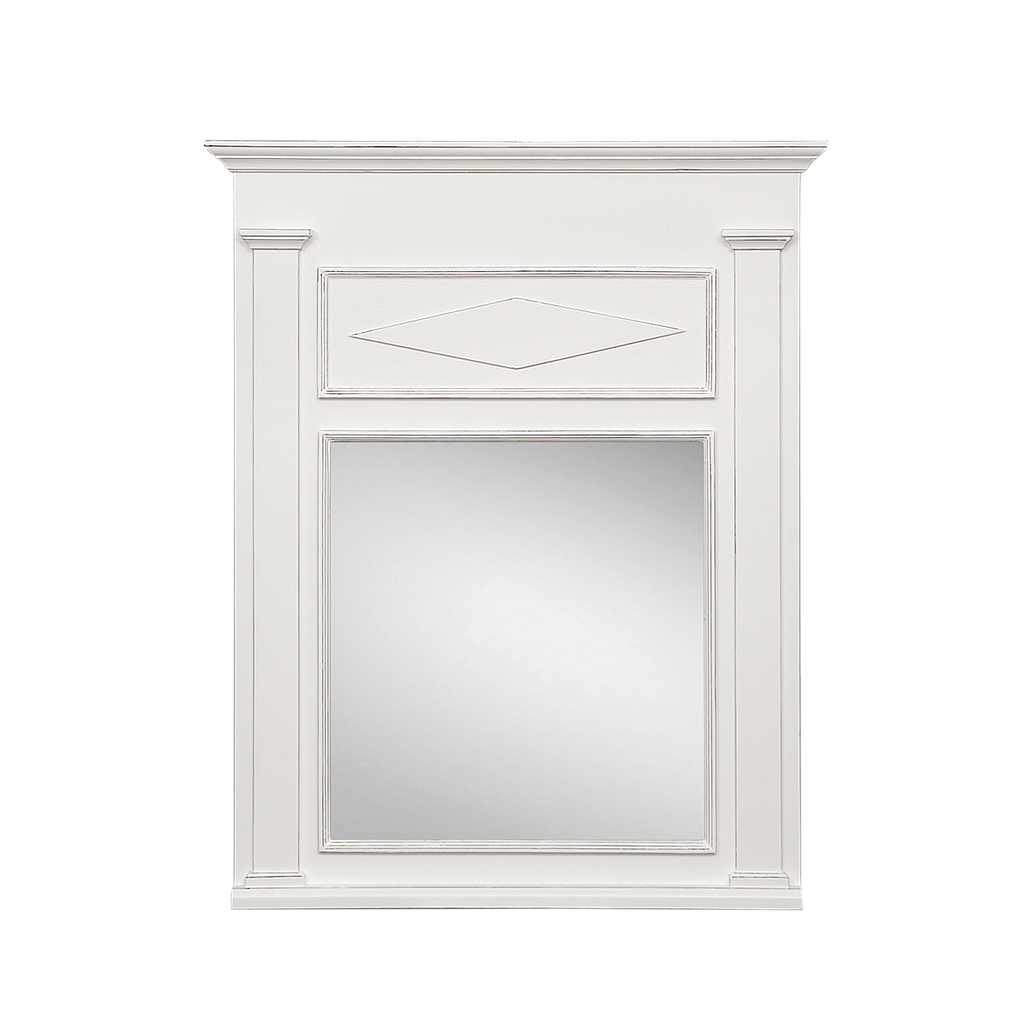 Mirror L95 x H117 - Brocante white