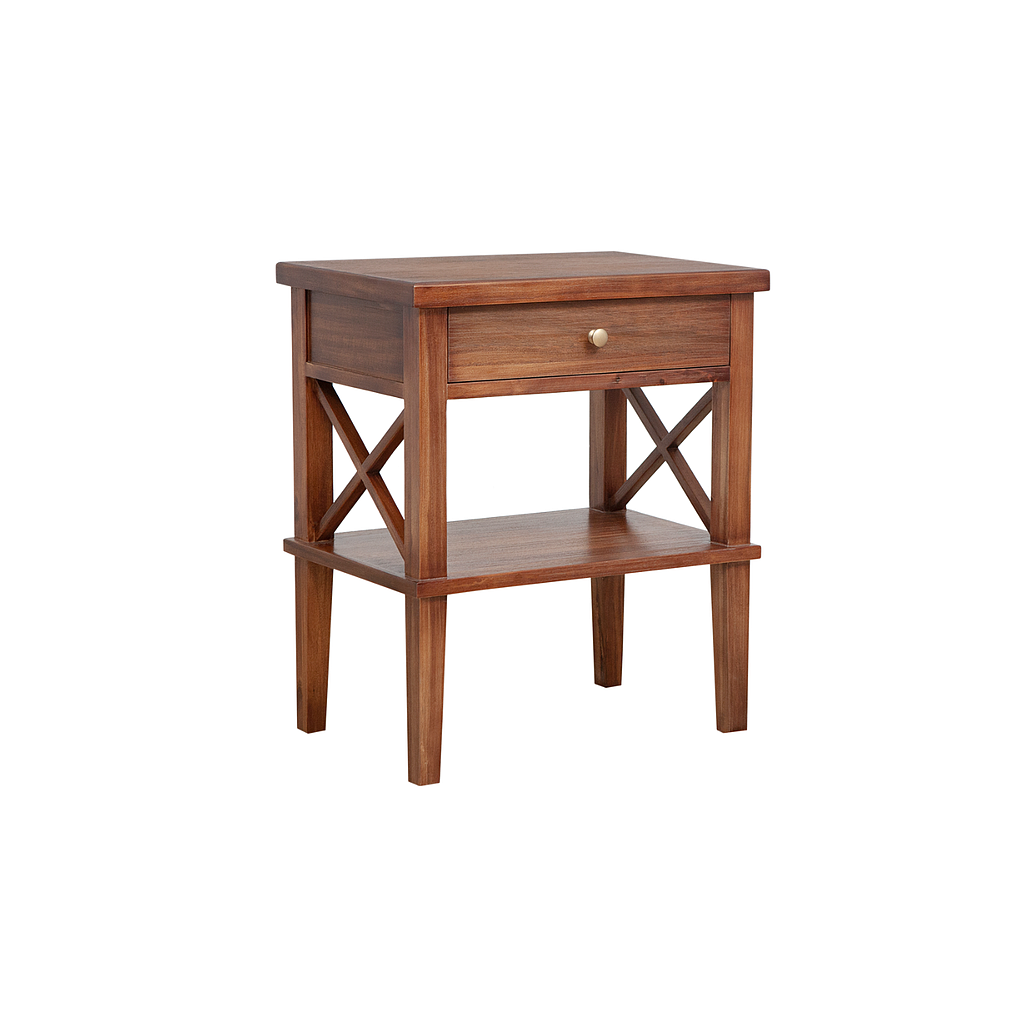 ESTEBAN - Bedside table H65 - Washed antic