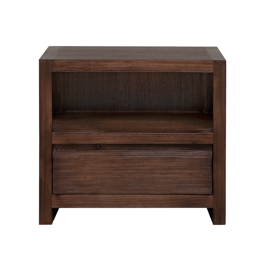 RUBEN - Bedside table H45 - Mokka