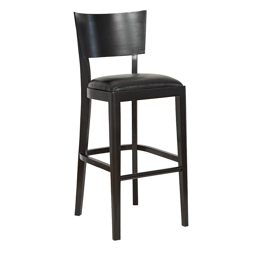 BLOIS - Bar chair H110 - Black and Black cover
