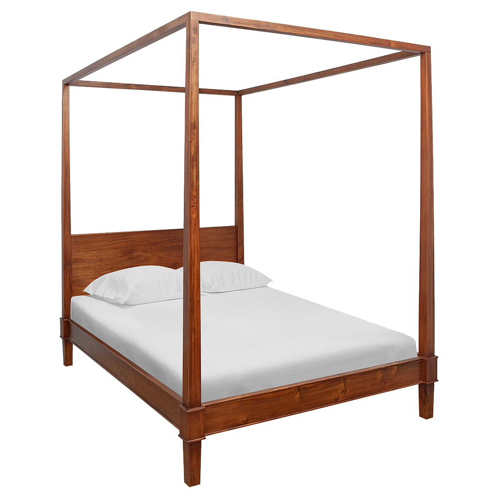 MENCE - Double size bed 140x200 - Washed antic