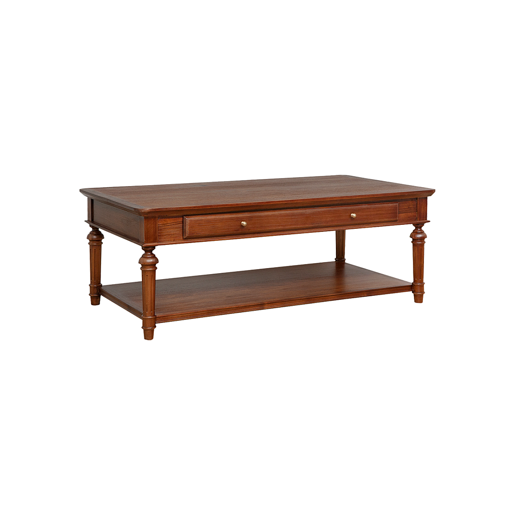 RAVEN - Coffee table L130 x H48 - Washed antic