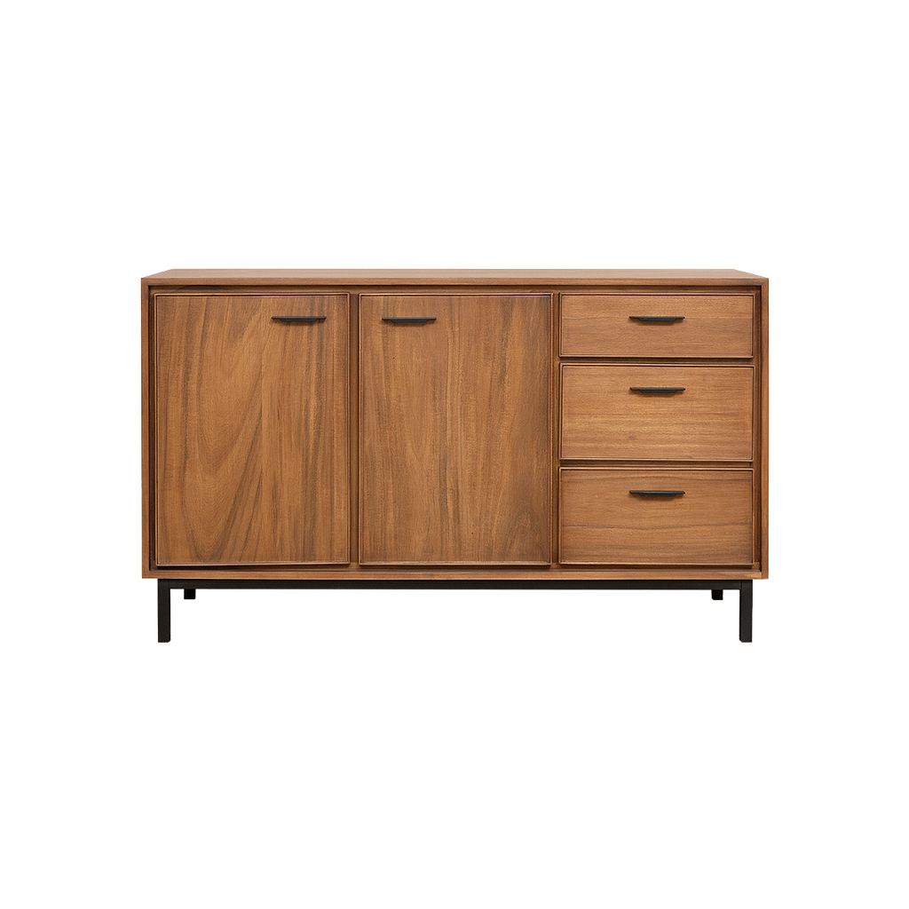 DANN - Sideboard L133 - Amber and Matt black