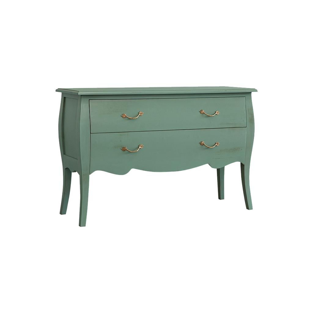 CLARCK - Chest of drawers L130 x H85 - Shabby mint