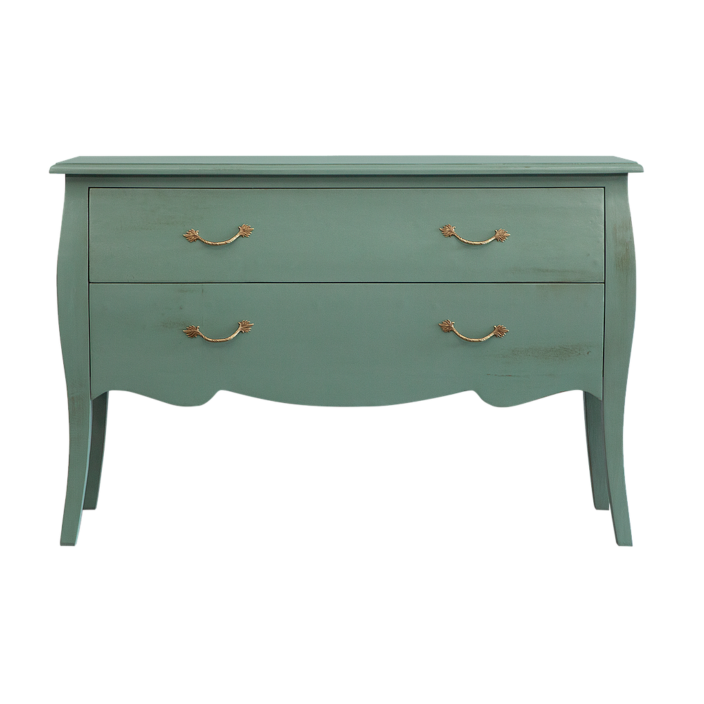 CLARCK - Chest of drawers L130 x H85 - Shabby mint