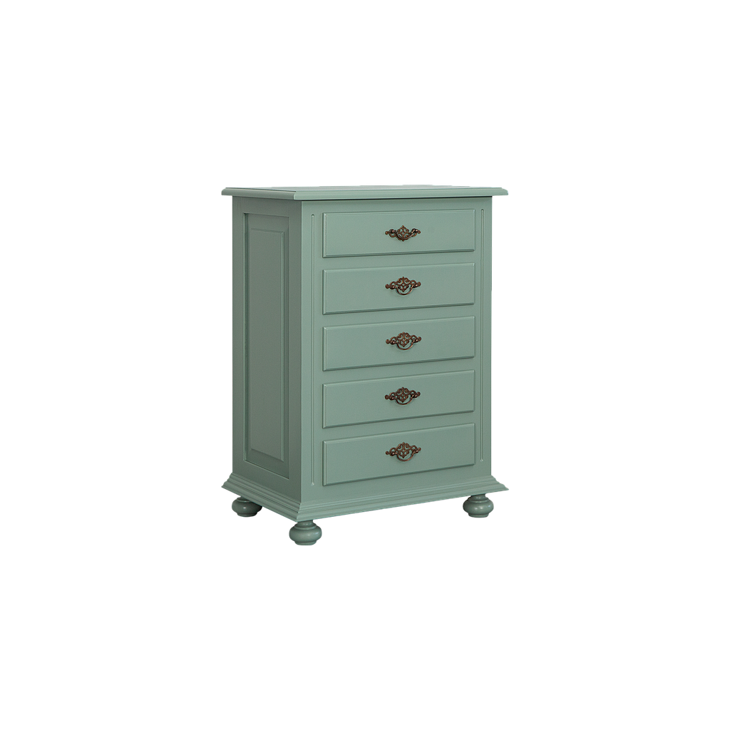 CAMILLE - Chest of drawers L70 x H98 - Mint