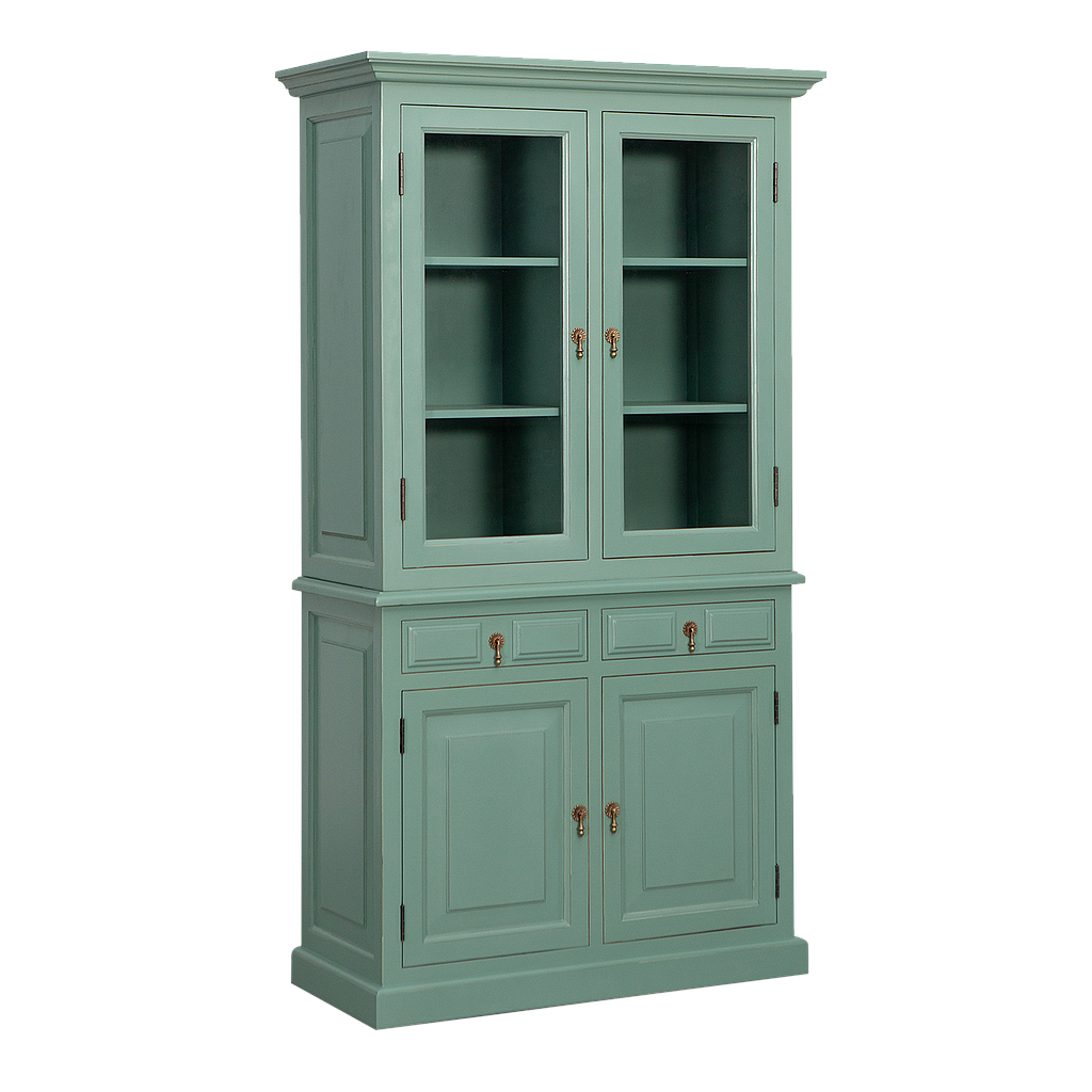 MEJE - Display cabinet L100 x H180 - Brocante mint