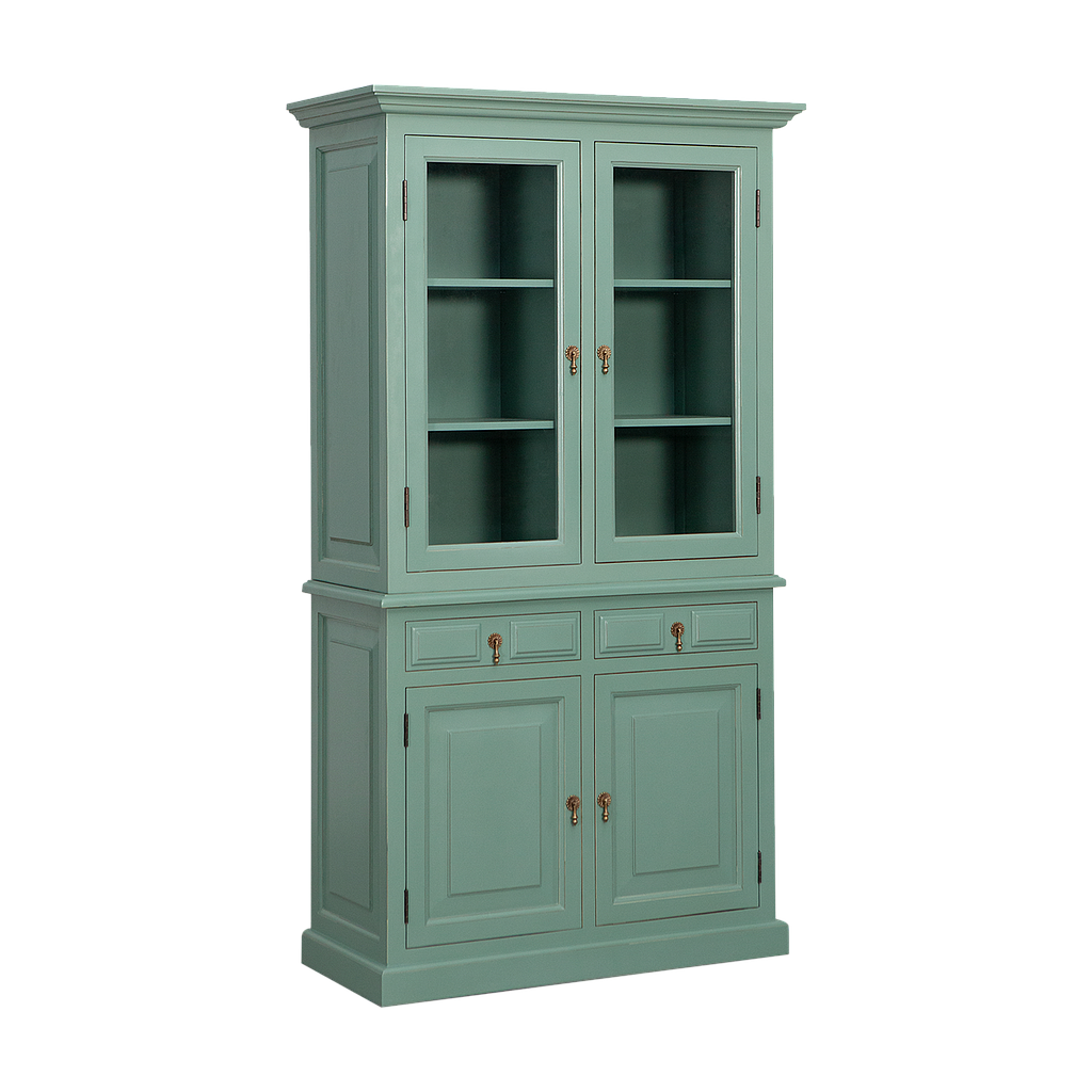 MEJE - Display cabinet L100 x H180 - Brocante mint