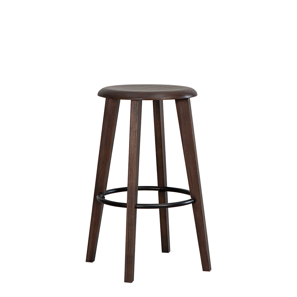 ALEV - Stool H60 - Mokka and Matt black