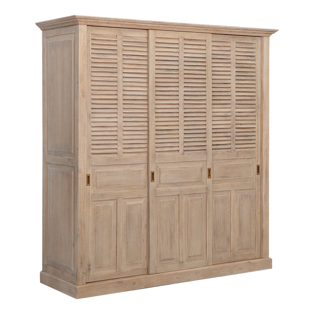 MERRYL - Wardrobe L190 x H200 / Slidding doors - Toffee