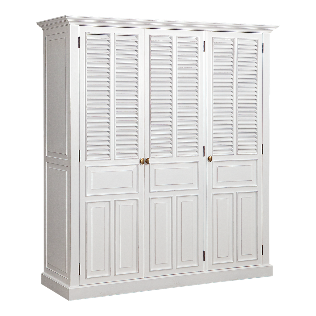 MERRYL - Wardrobe L180 x H200 - Brocante white