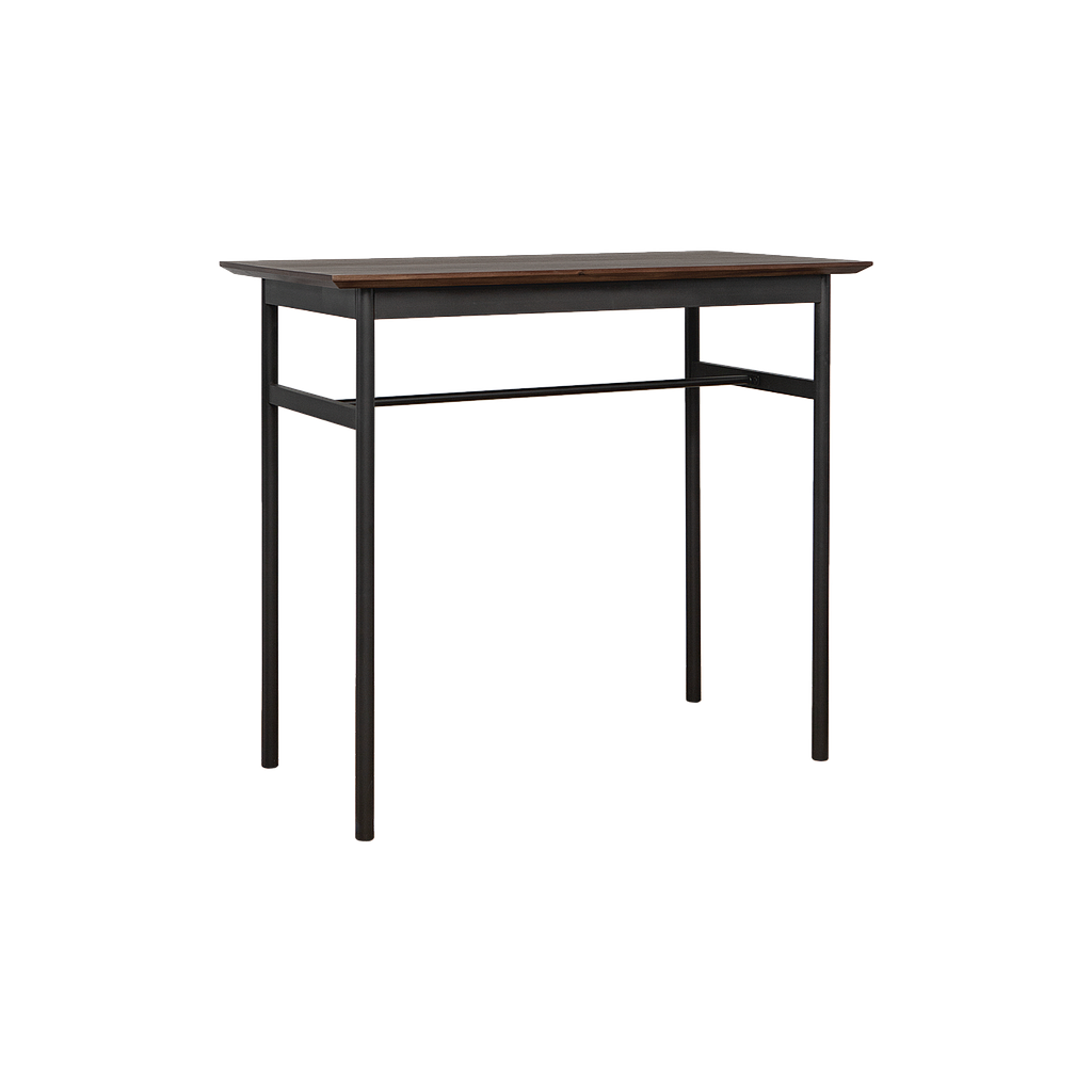 MATTEO - Bar table L120 x H105 - Mokka and Matt black