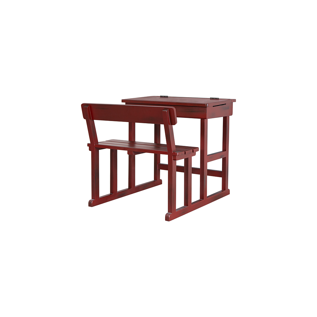 PUPITRE - Kid's Desk L65 - Patina chinese red