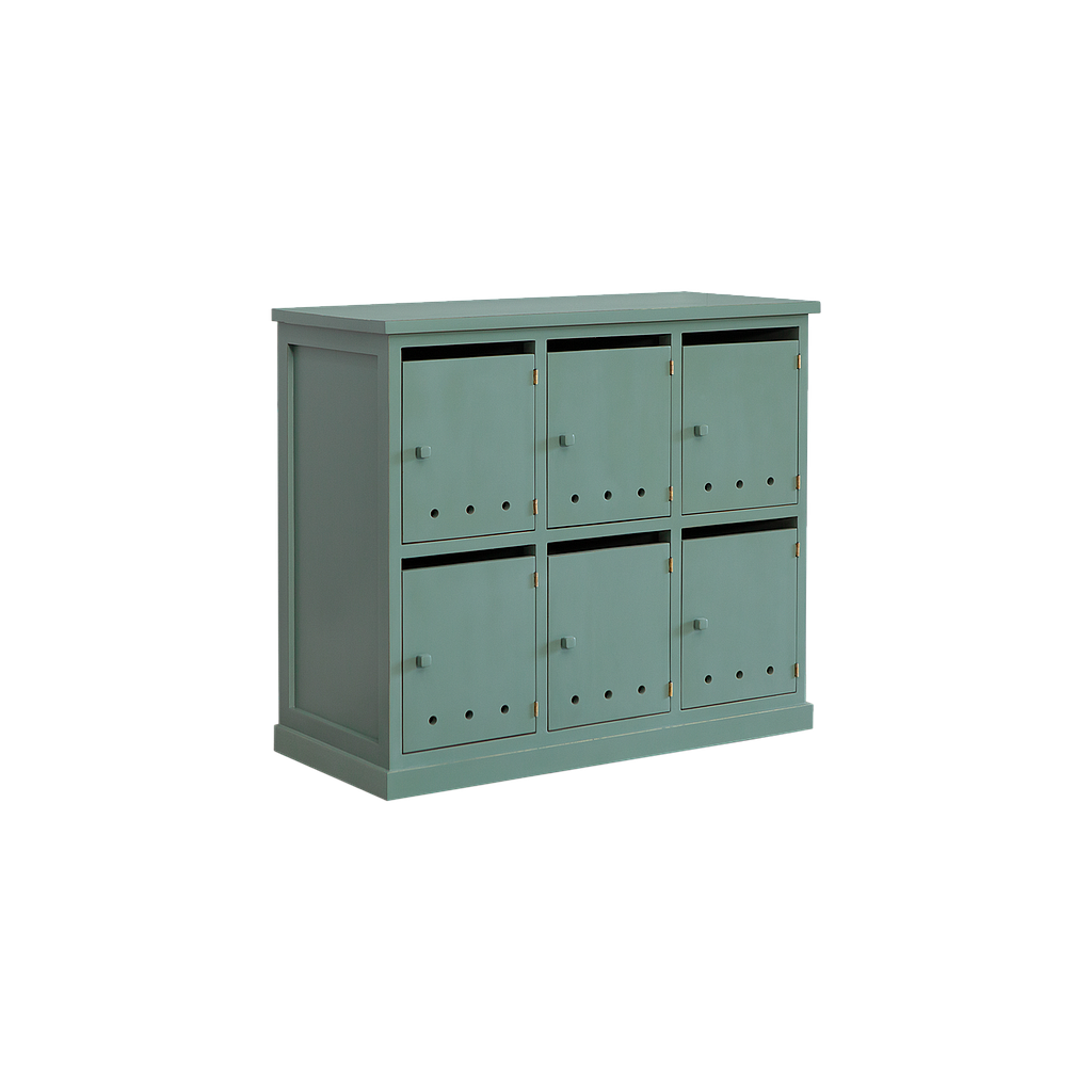 NAMUR - Shoe cabinet L97 x H85 - Brocante mint