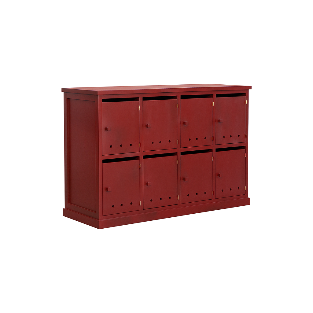 NAMUR - Shoe cabinet L128 x H85 - Chinese red