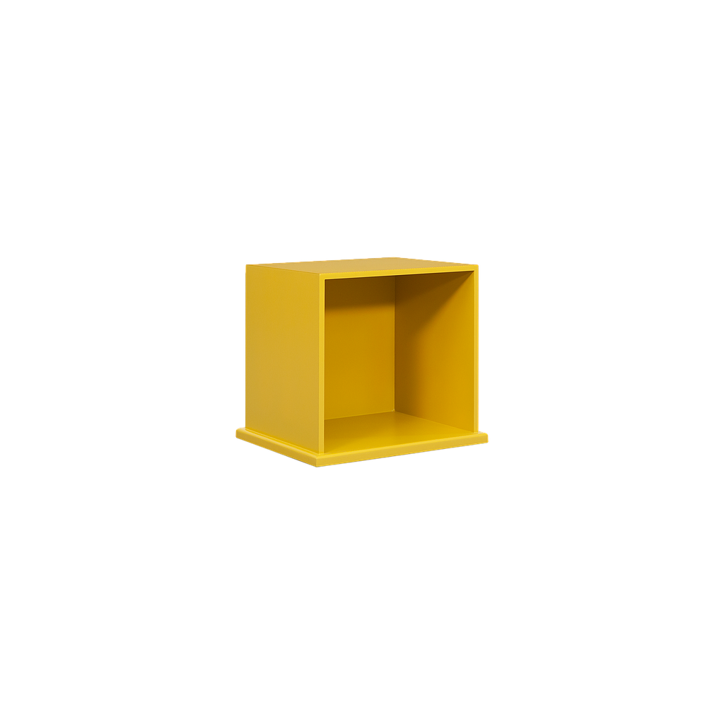 LUKE - Stackable storage box L43 - Pineapple yellow