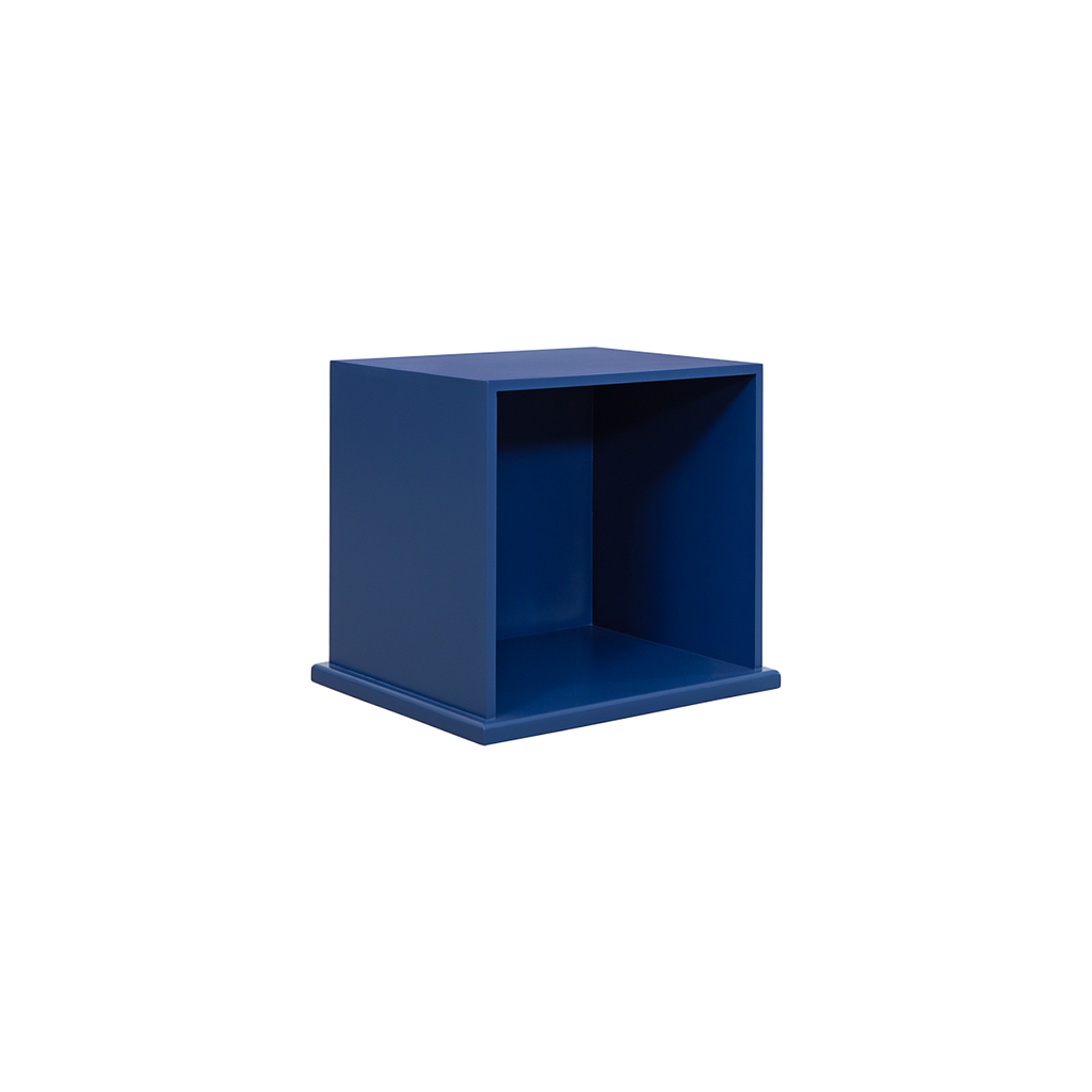 LUKE - Stackable storage box L43 - Navy blue